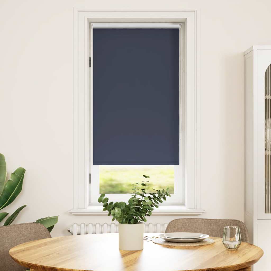 Roller Blind Blackout 40 x 100 cm Marine / Blue